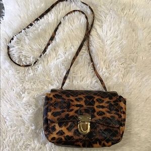 Small Leopard Print Crossbody Bag Unbranded